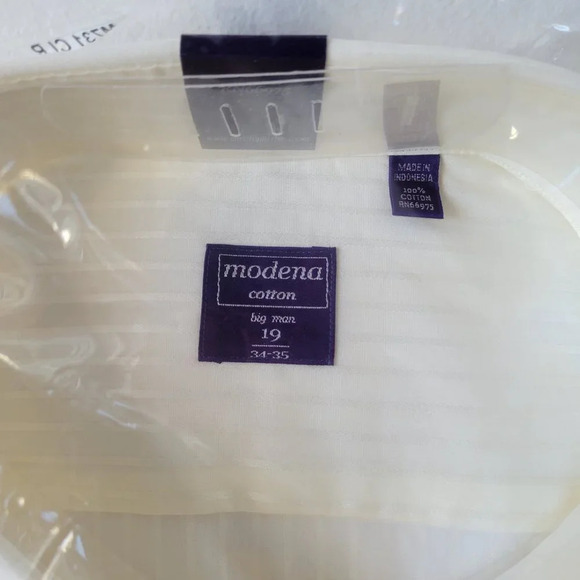 MODENA Cotton Big Man’s Shirt (Size: 34 – 35) - Picture 6 of 11